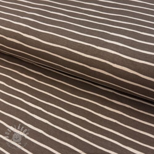 Úplet Stripes taupe