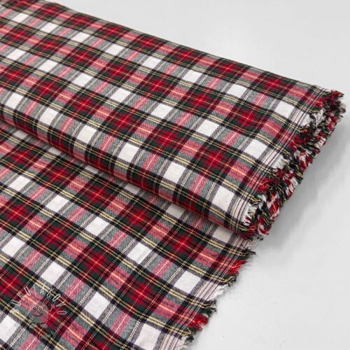 Bavlnená látka LIGHT FLANNEL Check design D