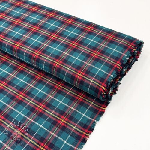 Bavlnená látka LIGHT FLANNEL Check design E
