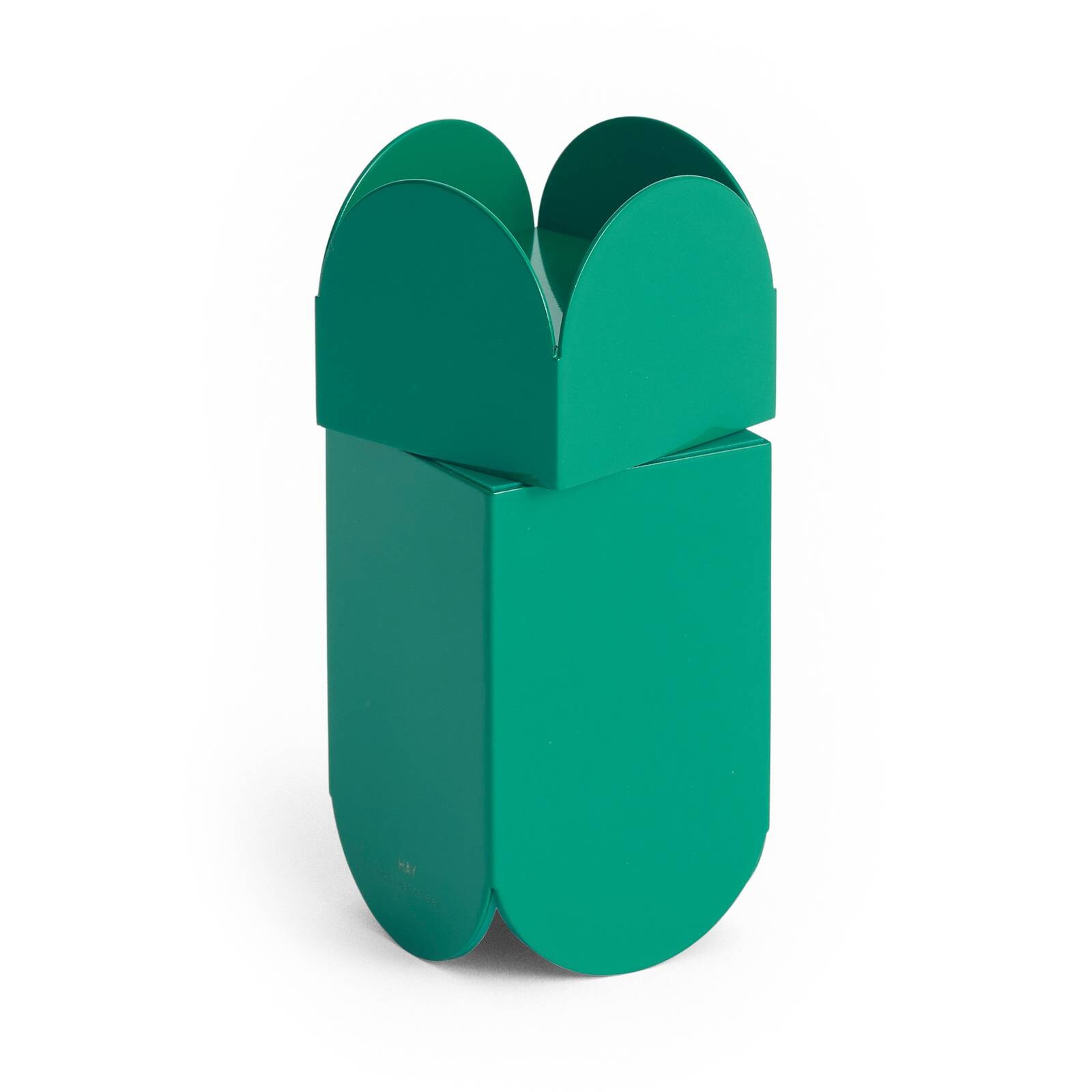 HAY Soľnička a korenička Arcs, zelená, nerezová oceľ, 11 cm