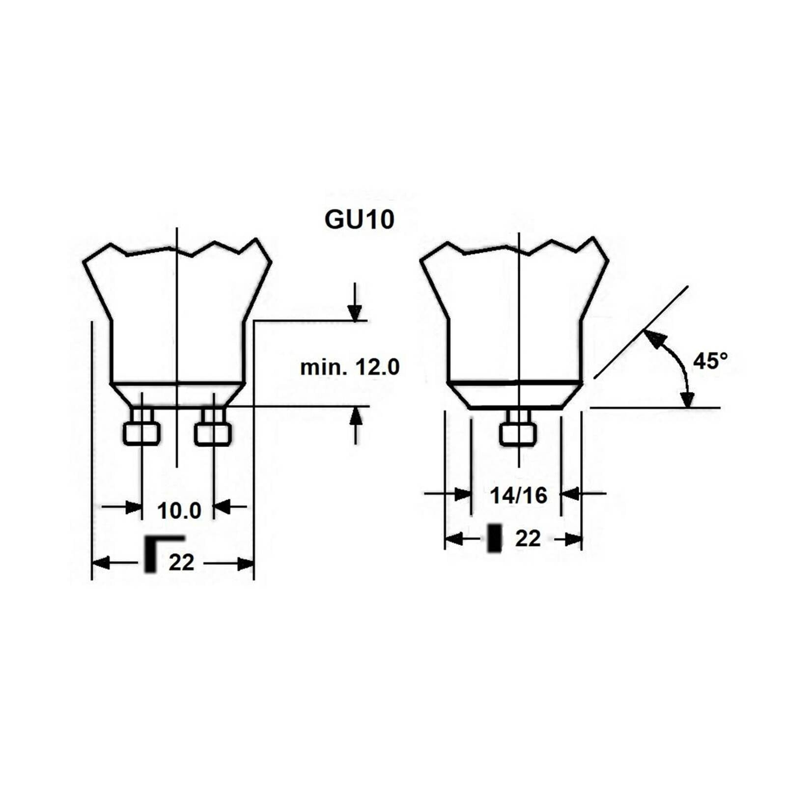 LED žiarovka SUPERIA RETRO ES50 GU10 4,6 W 930 600lm 36°