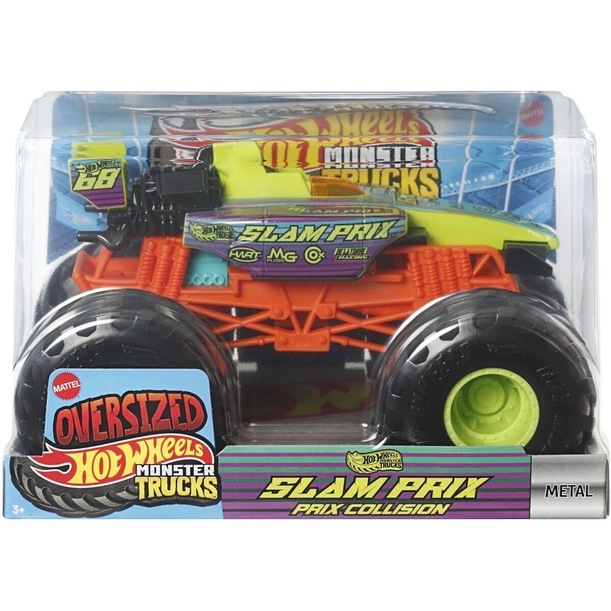 Hot Wheels® JCC87 Monster Truck v nadmernej veľkosti, angličák nákladiak