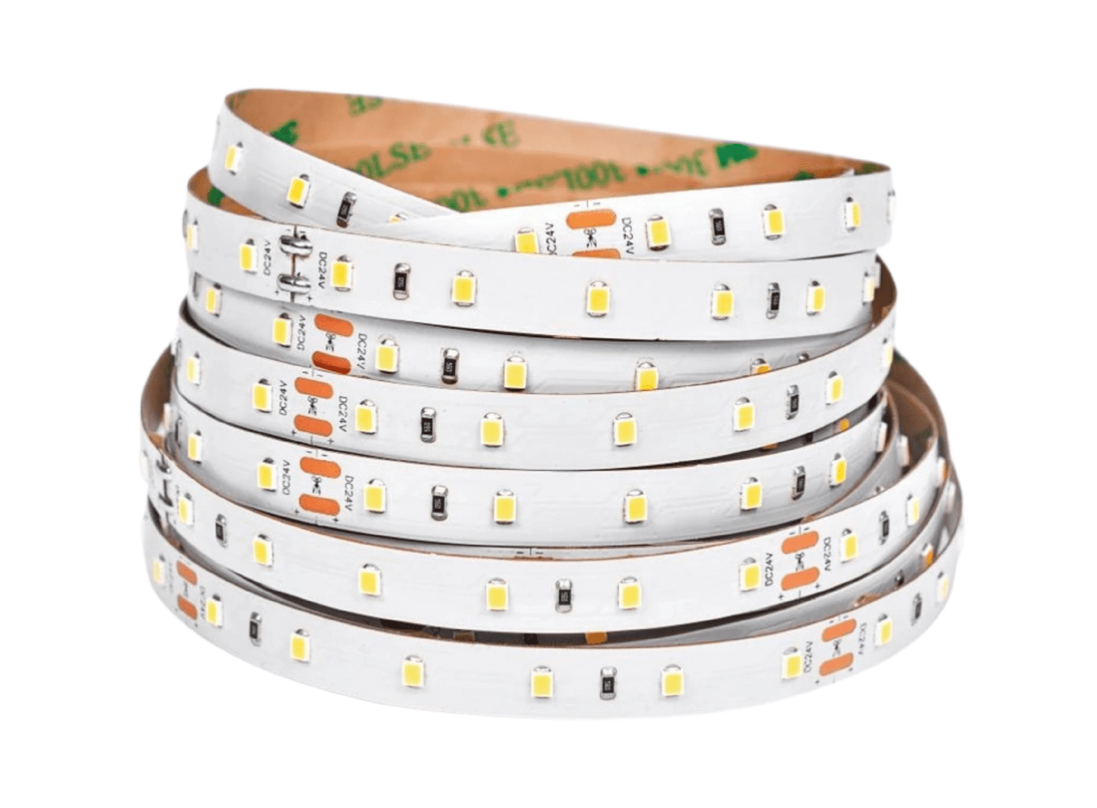 LED Solution LED pásik 12W/m 24V bez krytia IP20 Projekt 50m návin Farba svetla: Denná biela 191422