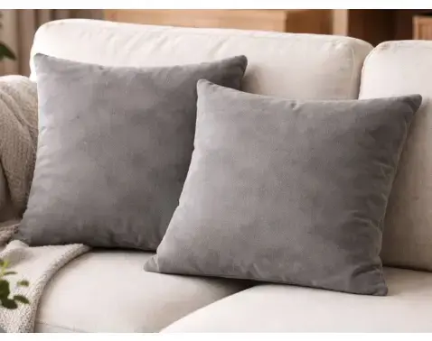 Dekoračný vankúš (2 ks) Vanessa M 45x45 cm, šedý%
