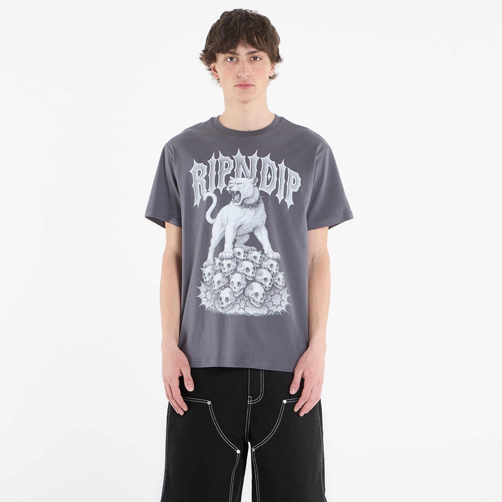 Tričko RIPNDIP Wasteland Tee Charcoal XL