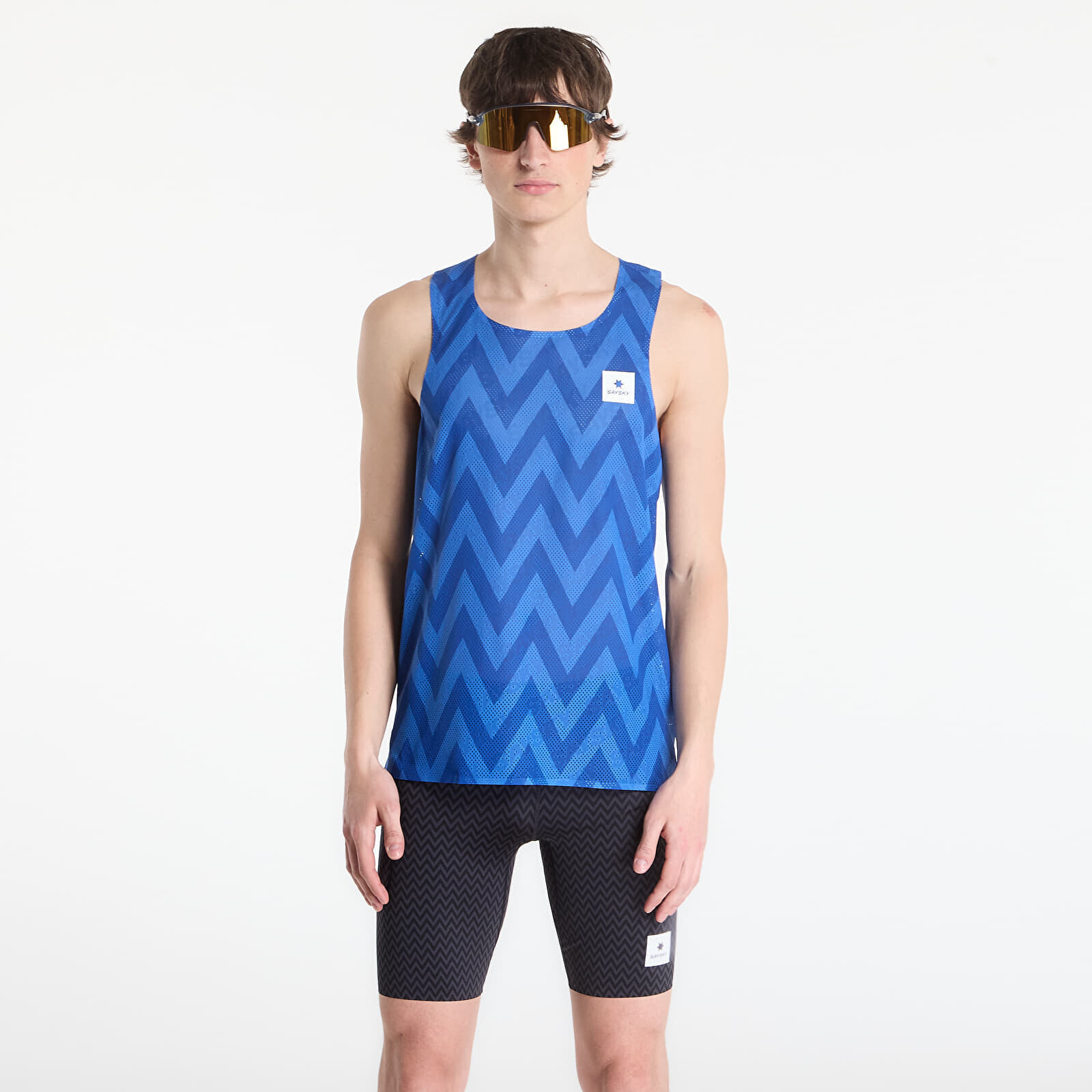 SAYSKY Zig Zag Flow Air Singlet Blue L