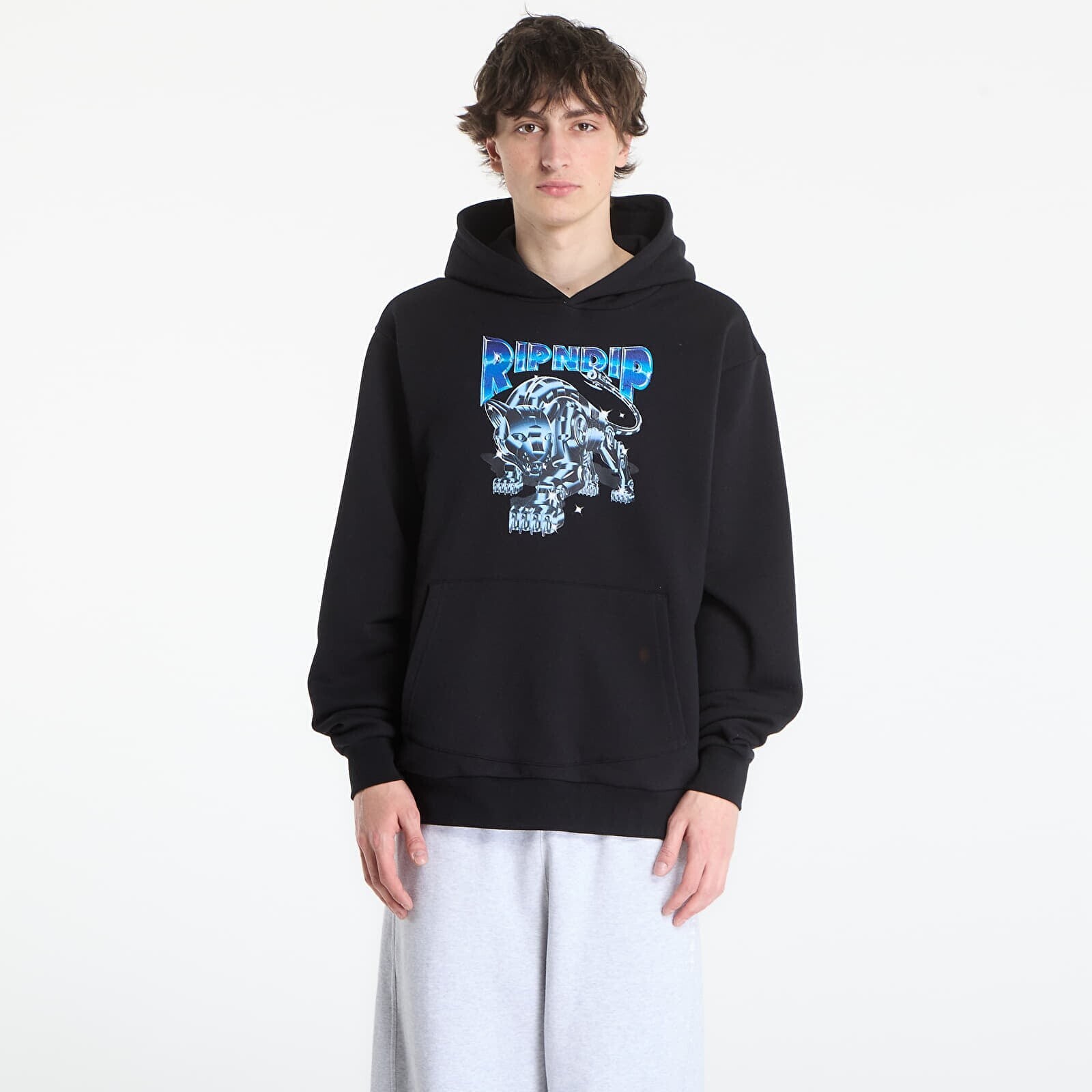 Mikina RIPNDIP Cyborg Hoodie Black Wash L