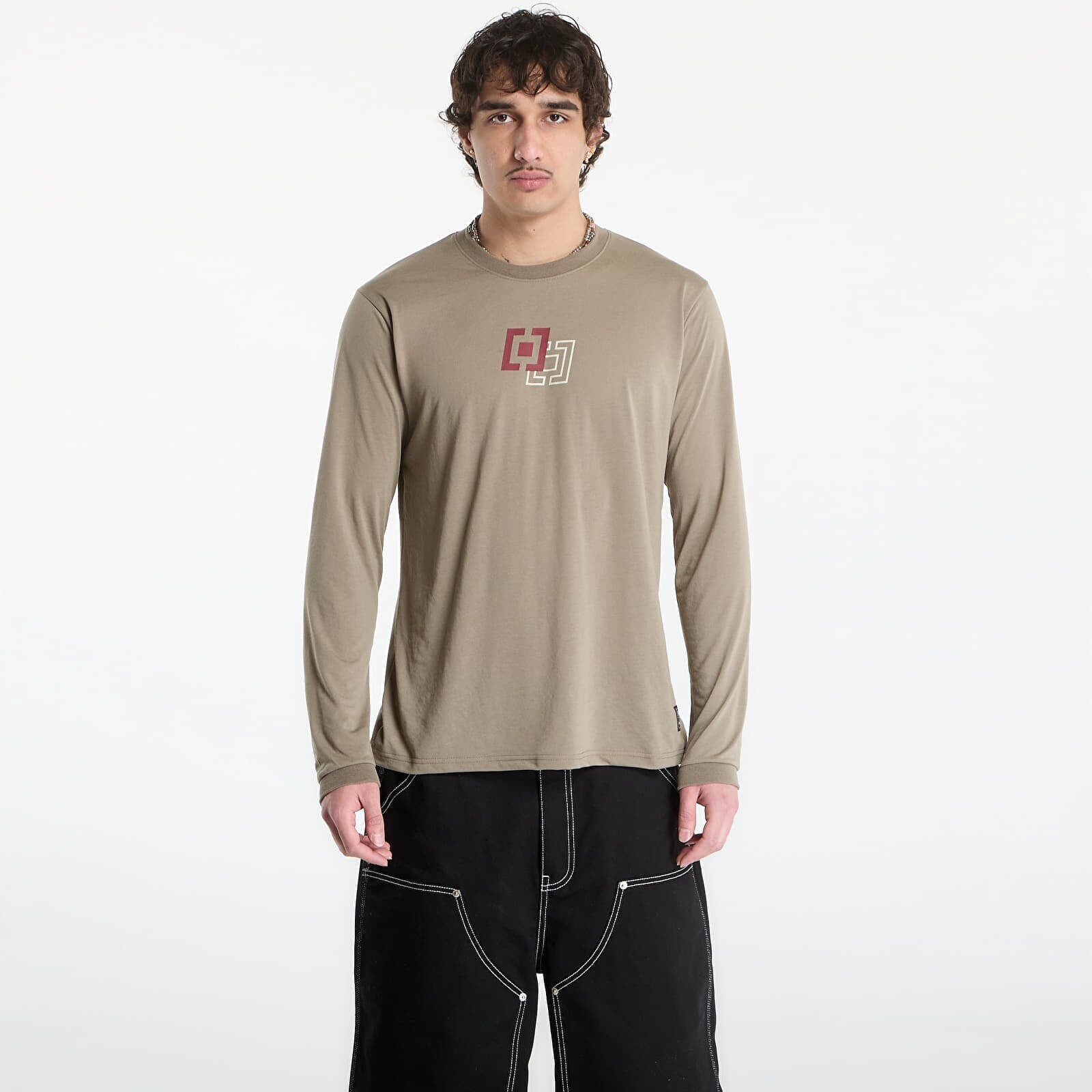 Dres Horsefeathers Fury Ls Bike Jersey Taupe XXL