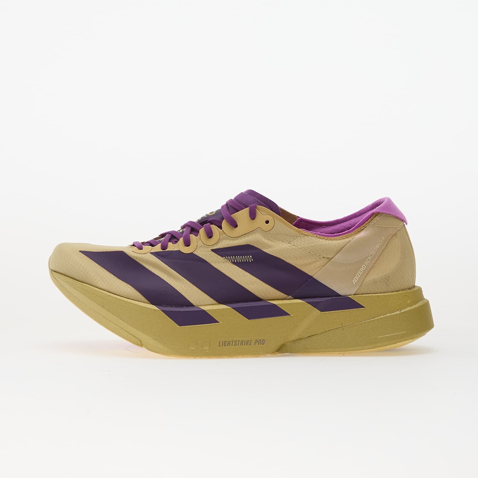 Tenisky adidas Adizero Adios Pro 4 Sand/ Rich Purple/ Gold Met. EUR 44
