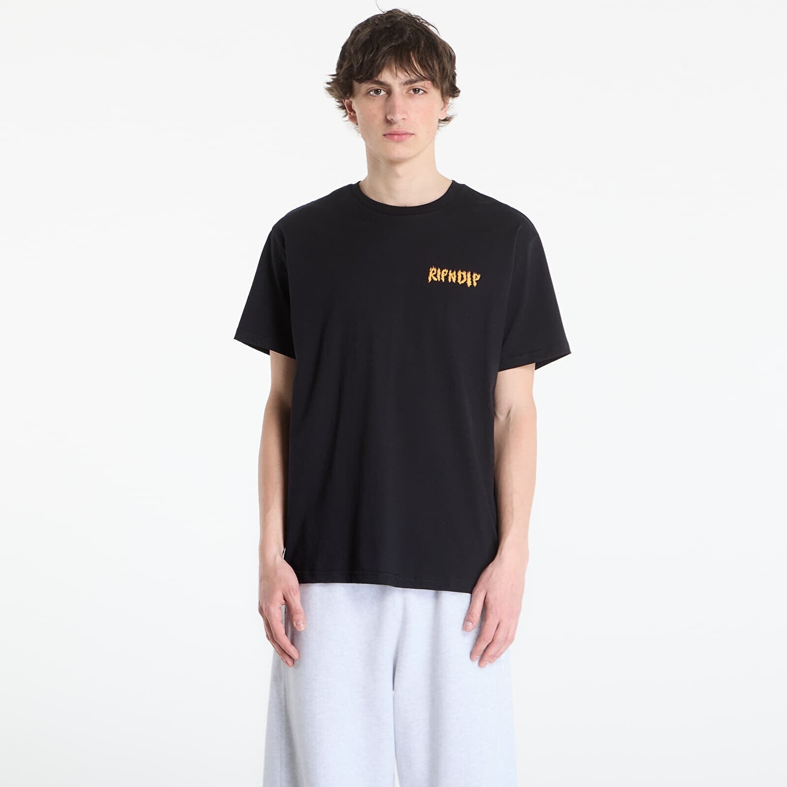 Tričko RIPNDIP Burn Tee Black Wash S