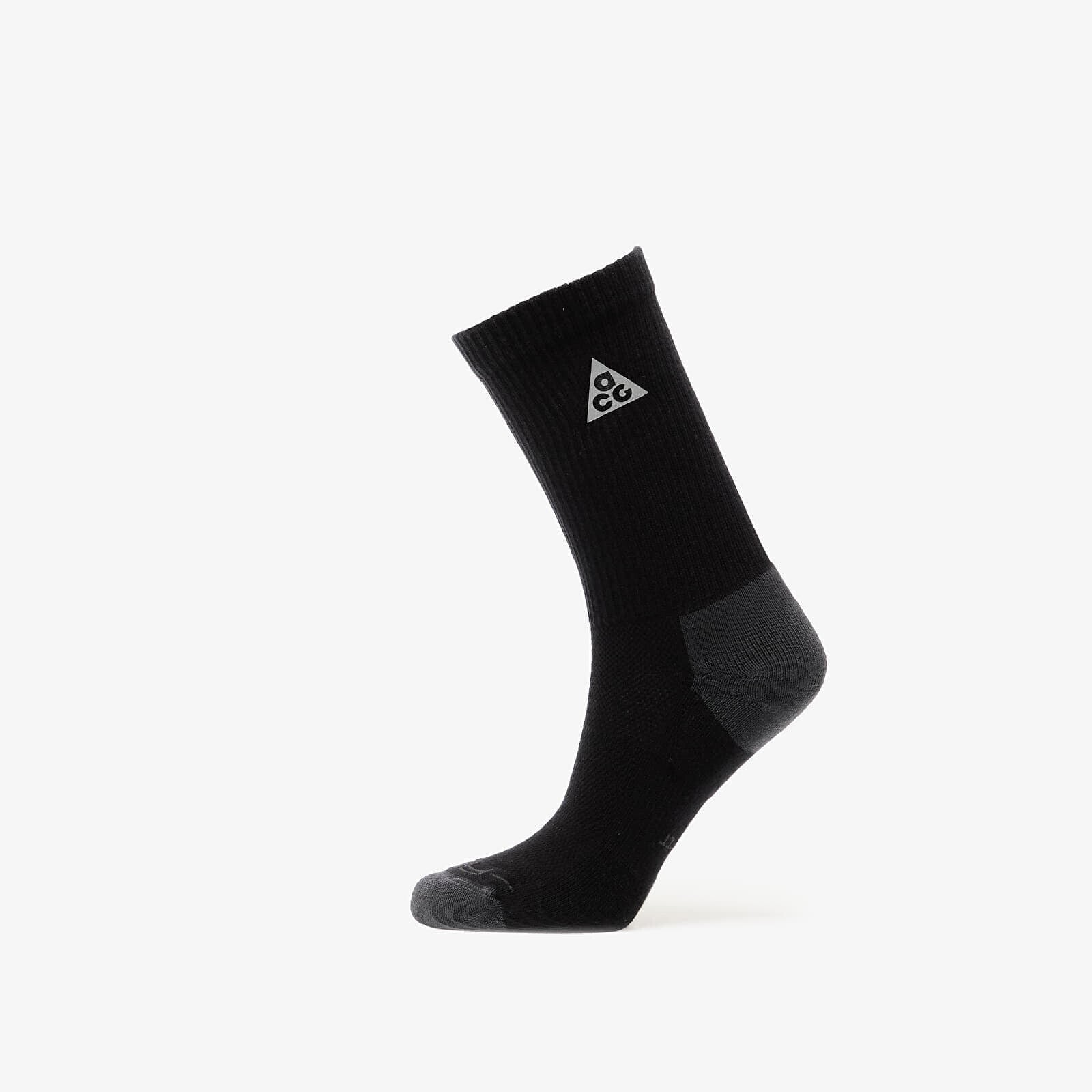 Ponožky Nike ACG Everyday Elevated Crew Socks 1-Pack Black/ Dk Smoke Grey/ Reflective Silv L
