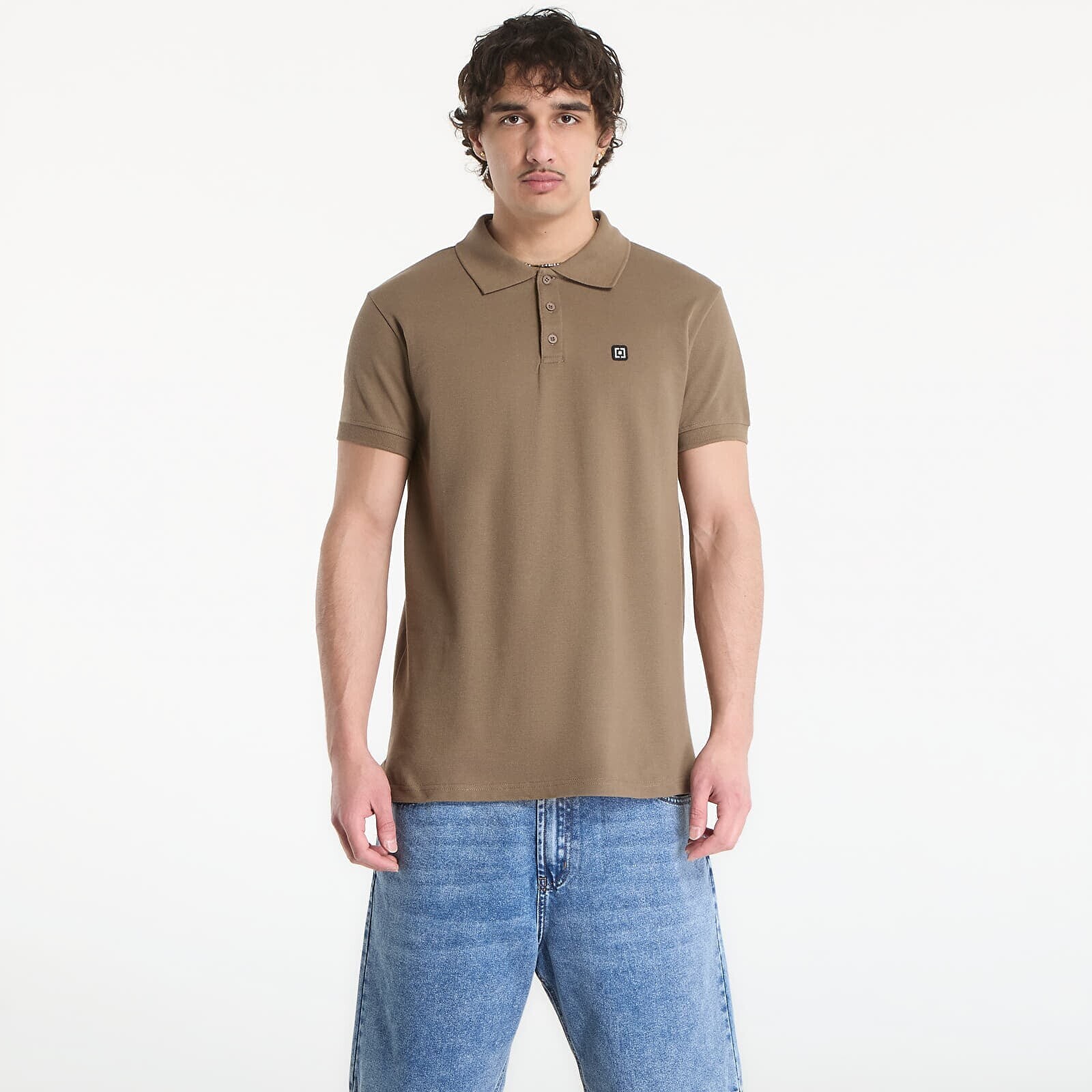 Tričko Horsefeathers Kato Polo T-Shirt Fossil S