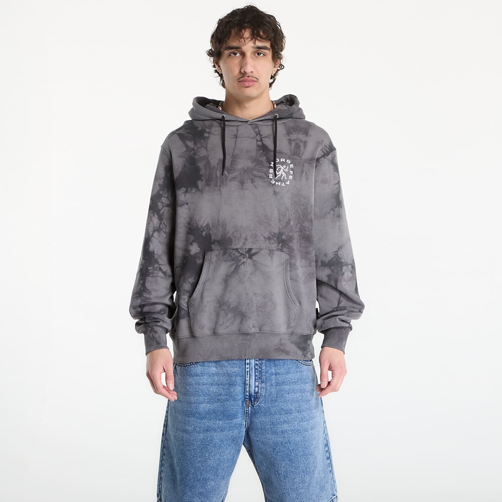 Mikina Horsefeathers Instinct Sweatshirt Tie Dye XXL