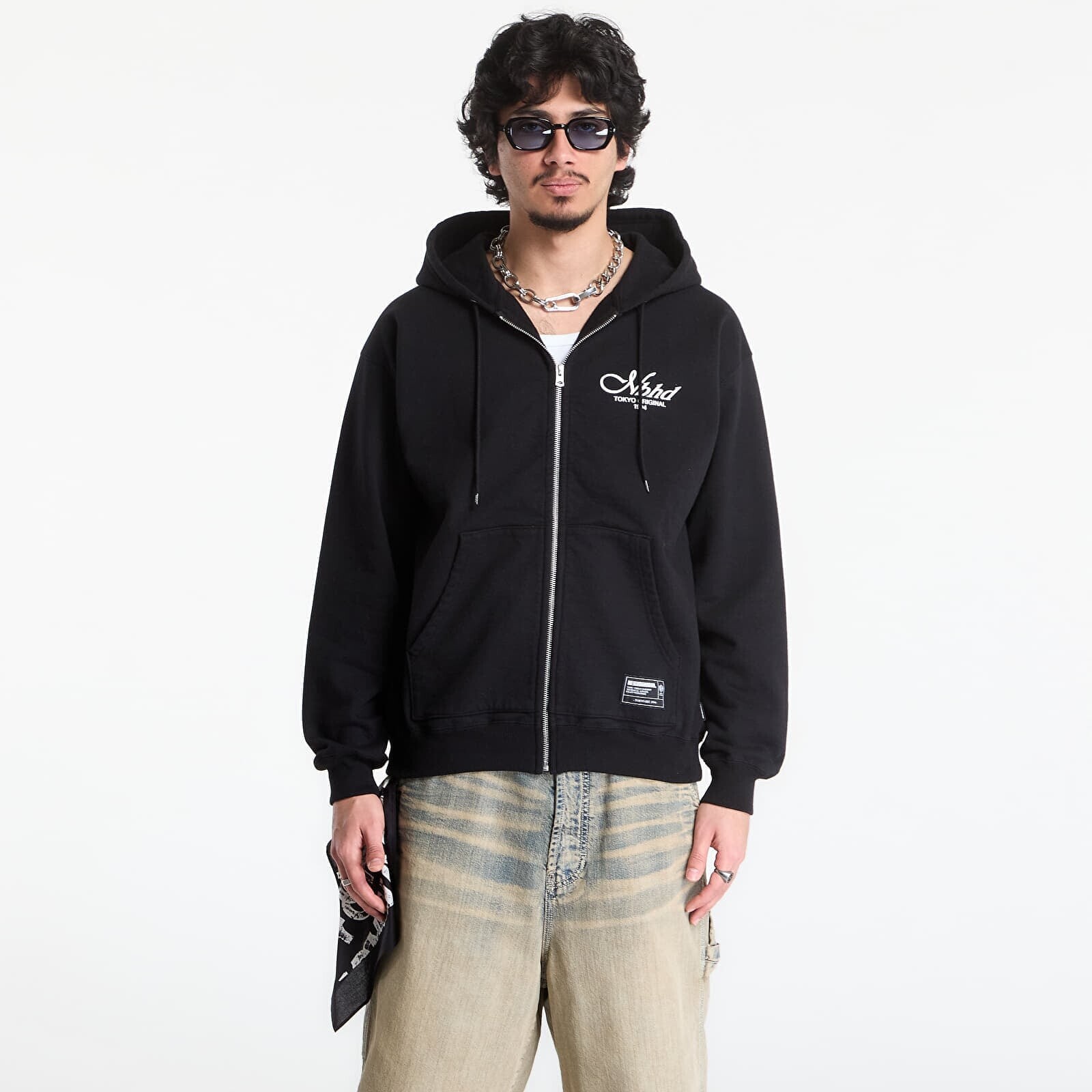 Mikina NEIGHBORHOOD Staple Sweat Zip Hoodie Ls Black S