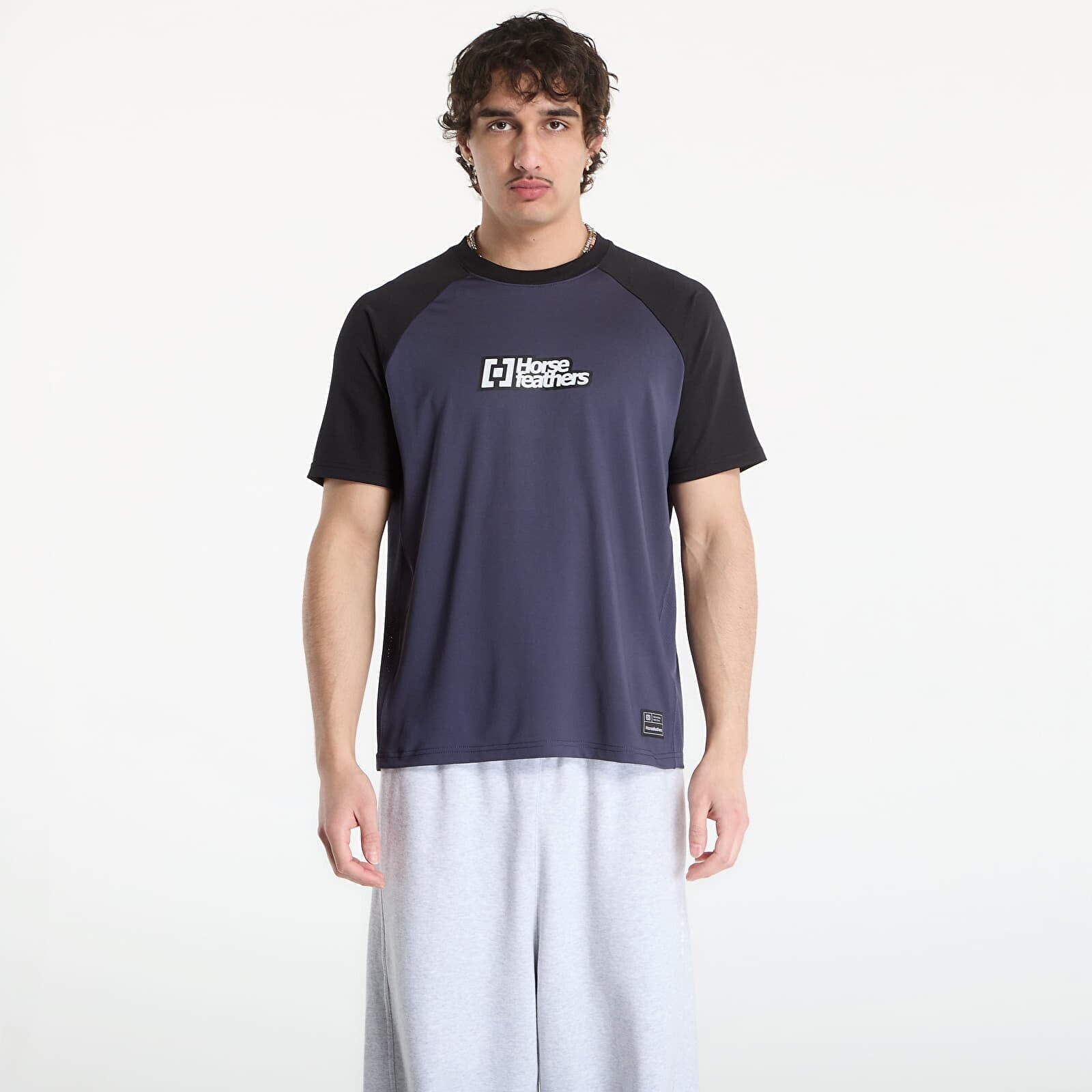 Dres Horsefeathers Spike Bike Jersey Indigo/ Black M