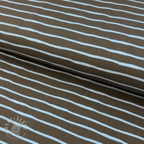 Úplet Stripes dark khaki