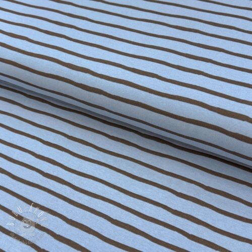 Úplet Stripes dusty blue