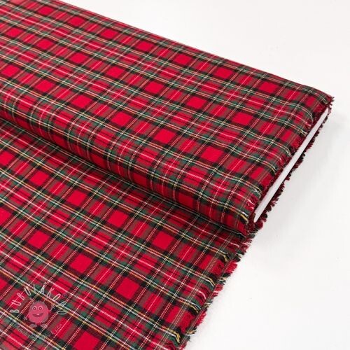 Bavlnená látka LIGHT FLANNEL Check design G