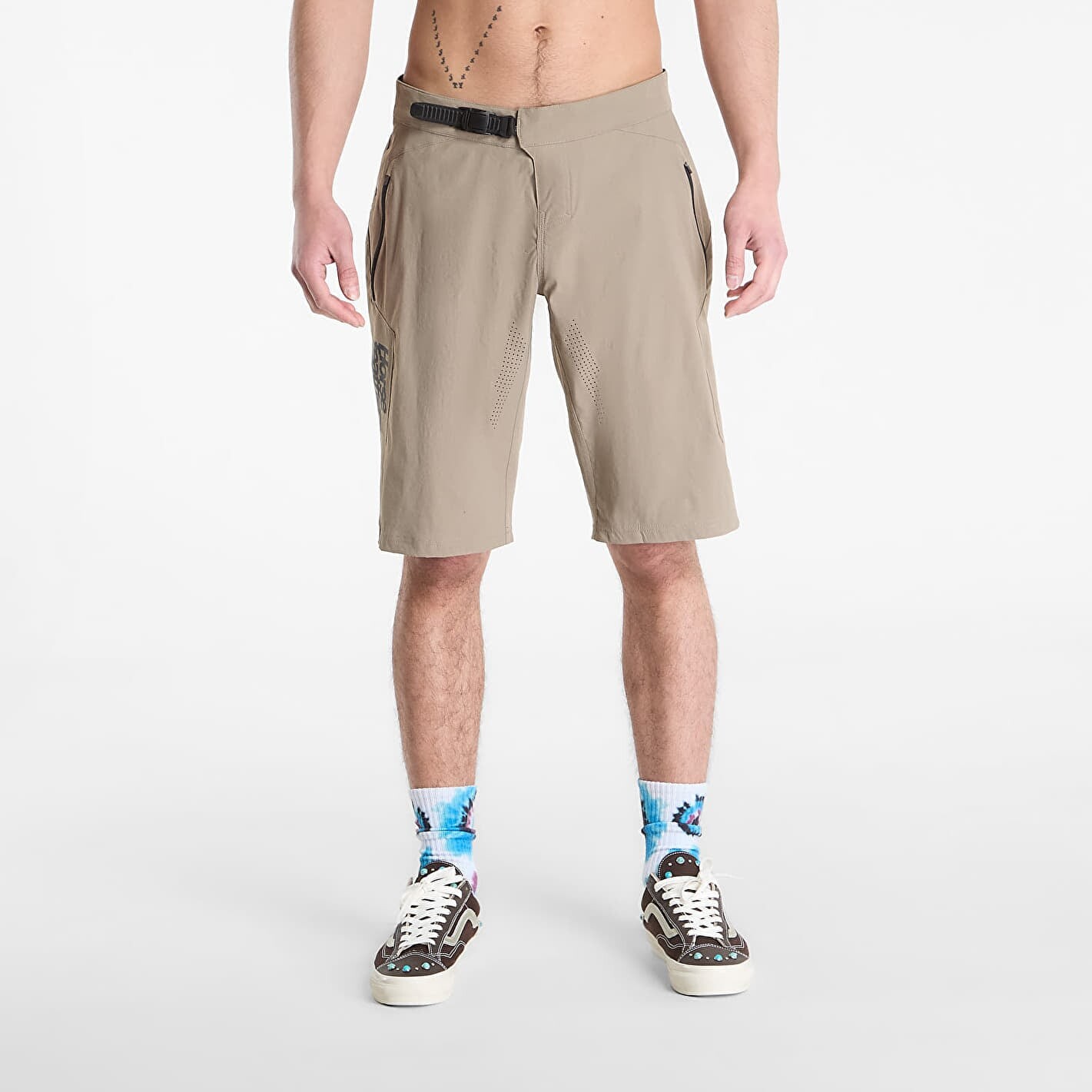 Šortky Horsefeathers Stoker Bike Shorts Taupe 34