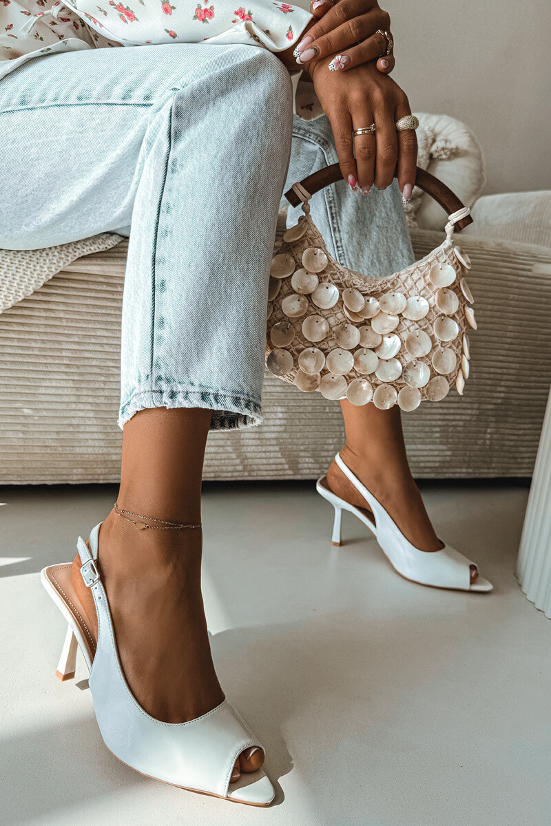 Dámske sandále na podpätku Sevina