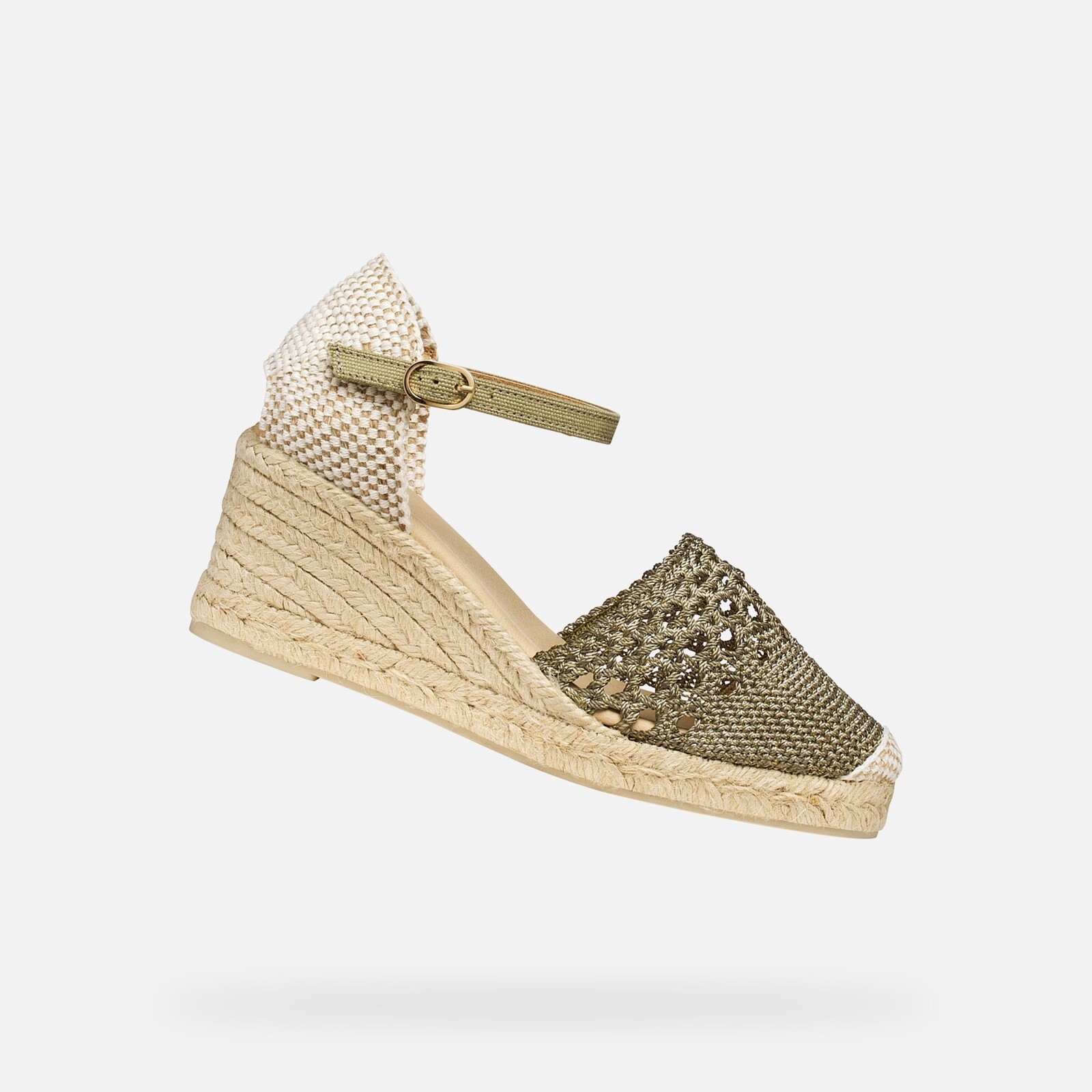 Zelené dámské sandále Geox Gelsa