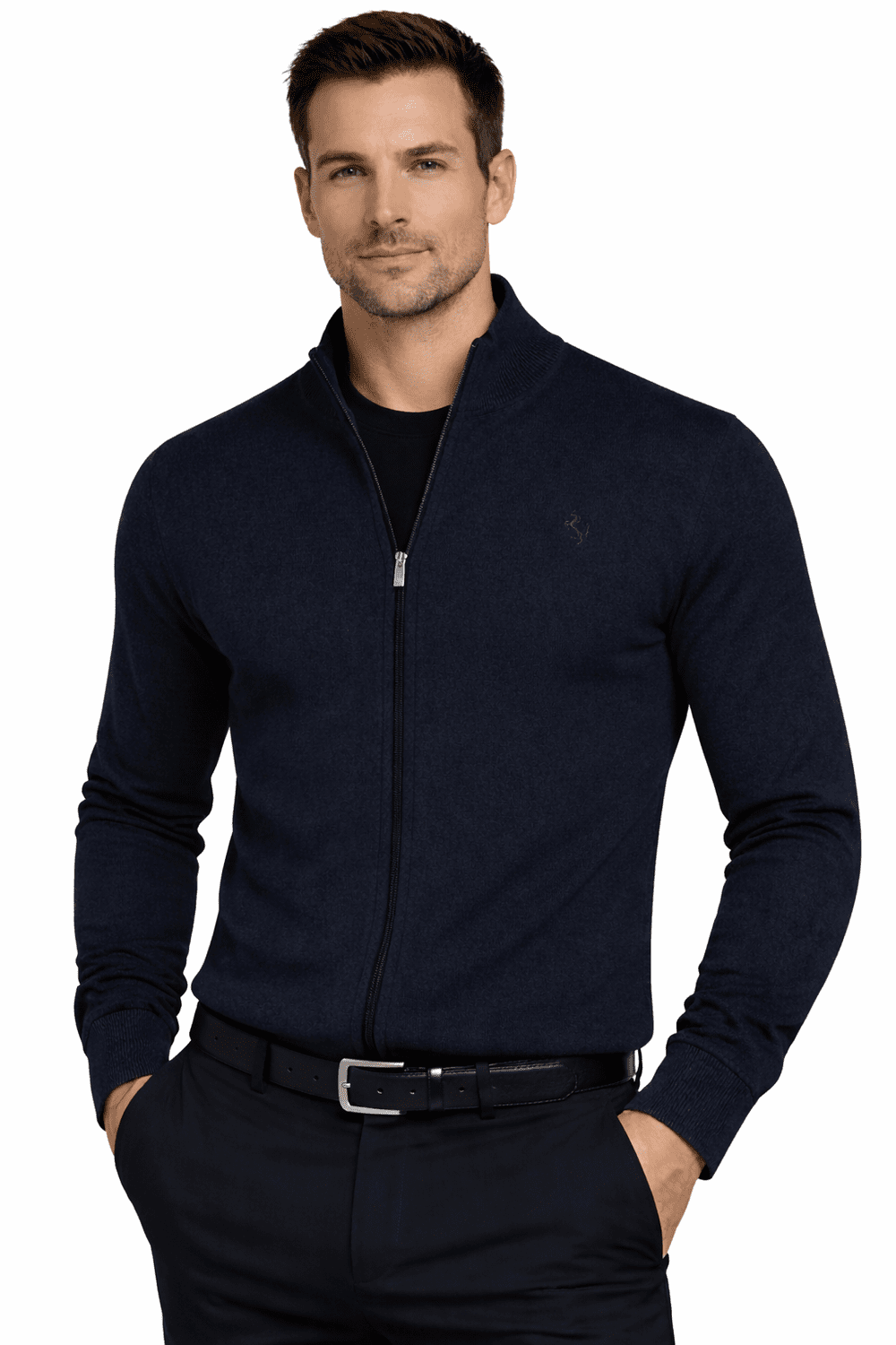 Polo Lara - Pánsky kardigan - Modrý