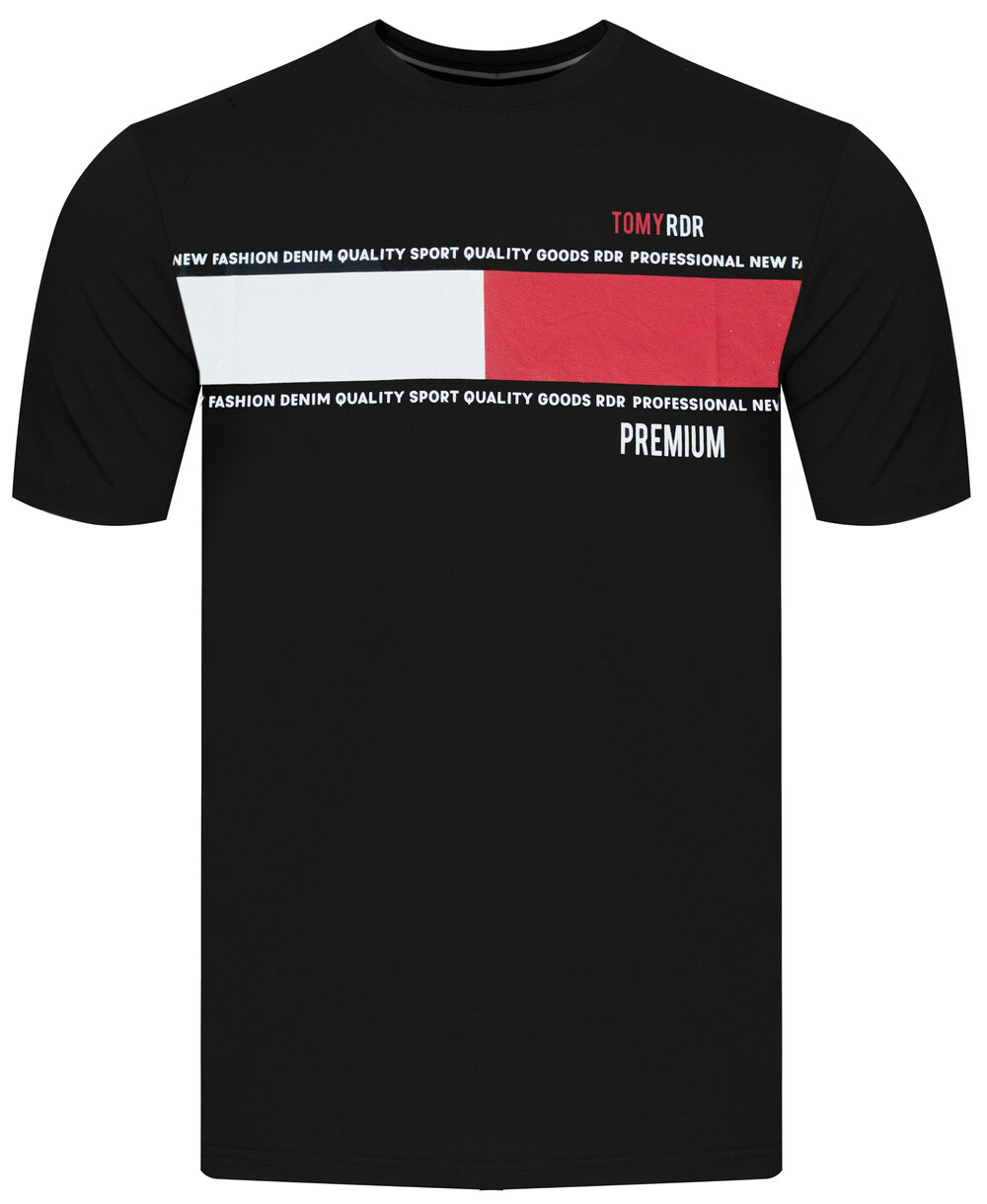 Pánske tričko Jumper 3031 čierne