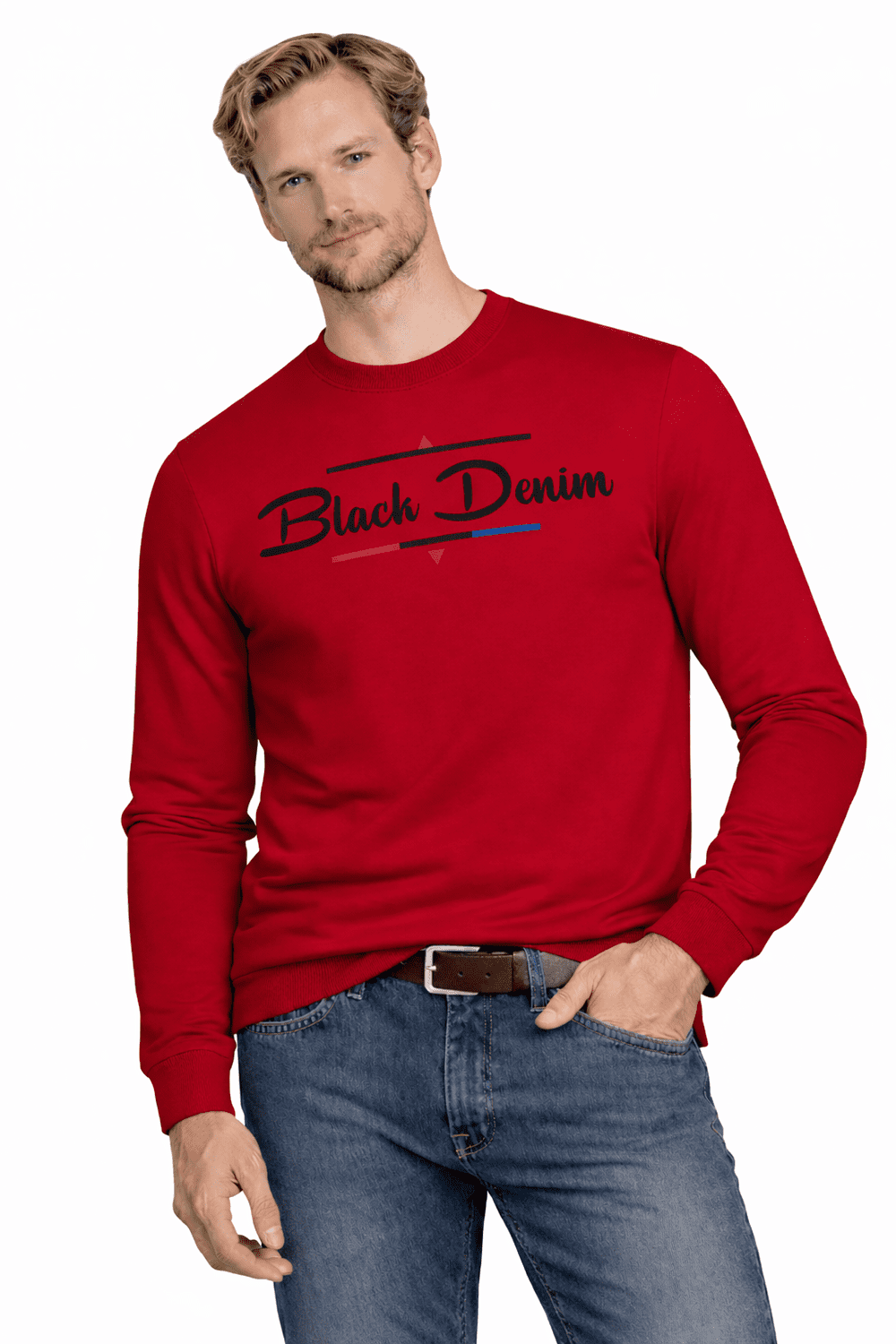 Pánska mikina Jumper červená