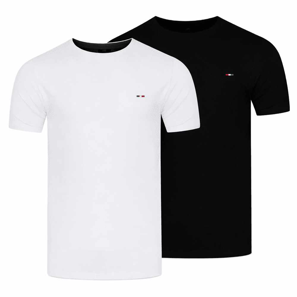 Starlee - Pánske tričko 3041 White Black 2pack