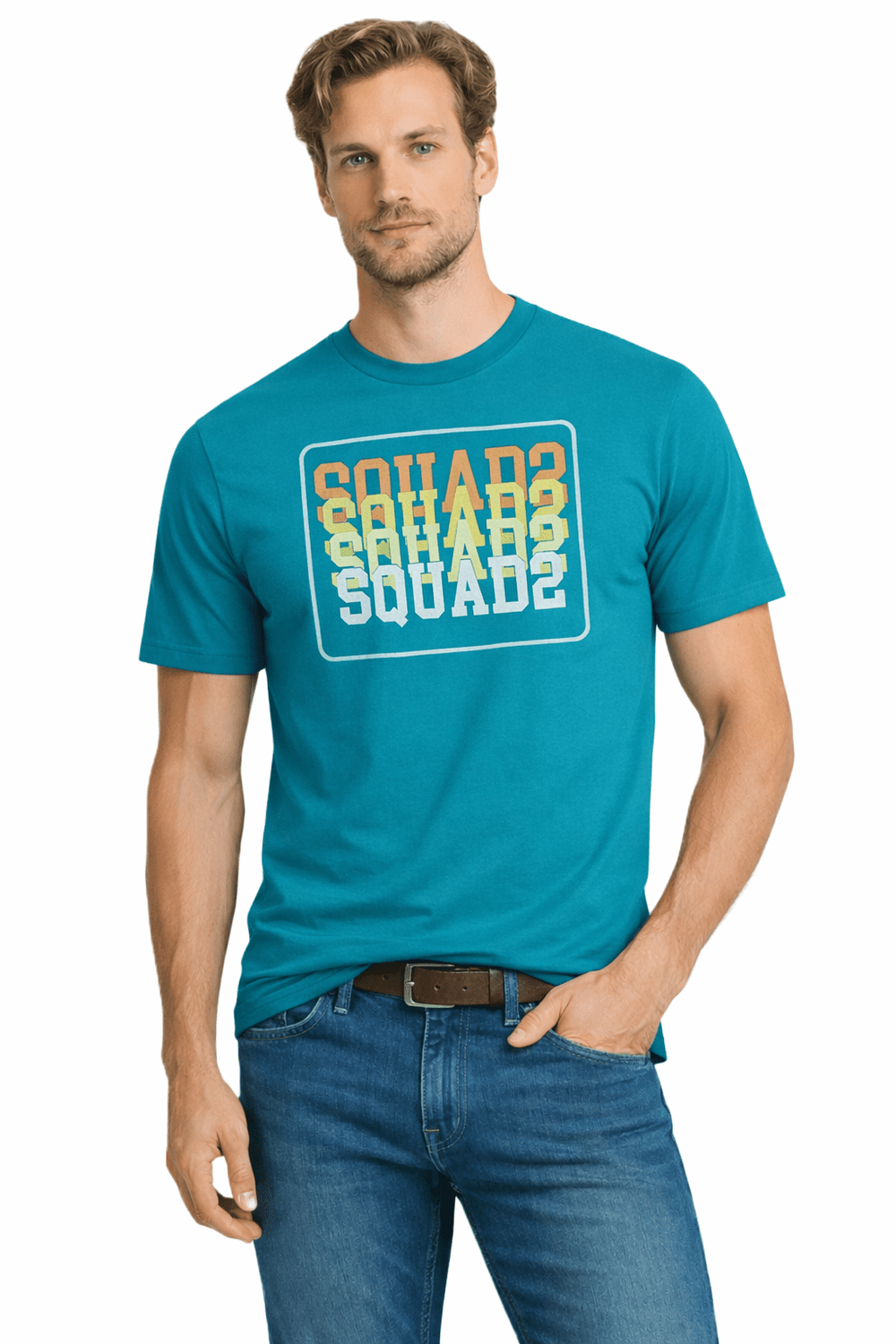 Pánske tričko Jumper 3001 tyrkysové