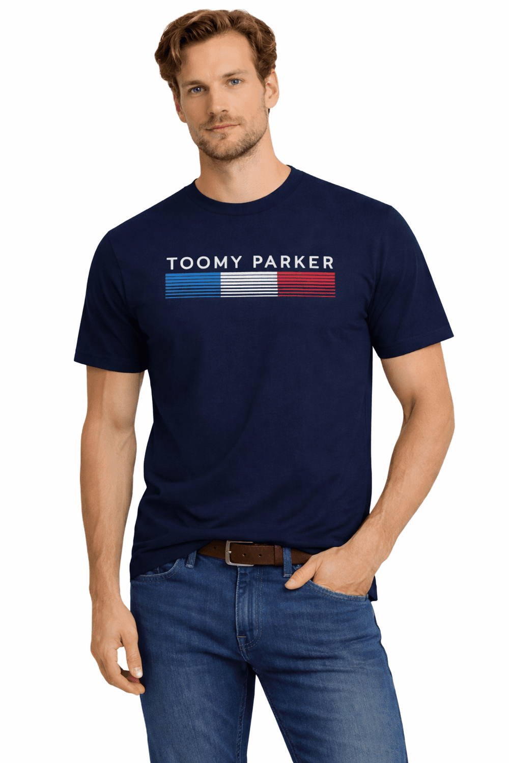 Pánske tričko Jumper 3005, námornícka modrá