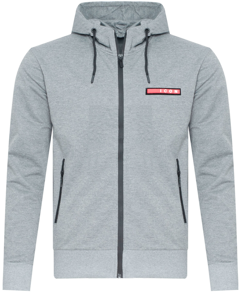 Must pánska mikina s kapucňou, svetlosivá