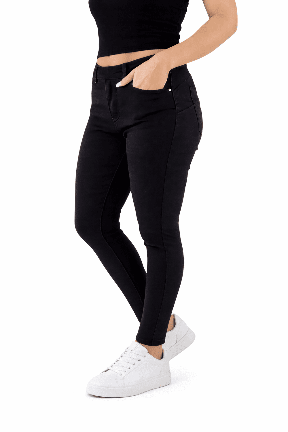M.Sara - Dámske Push-Up Skinny Rifle s Vysokým Pásom