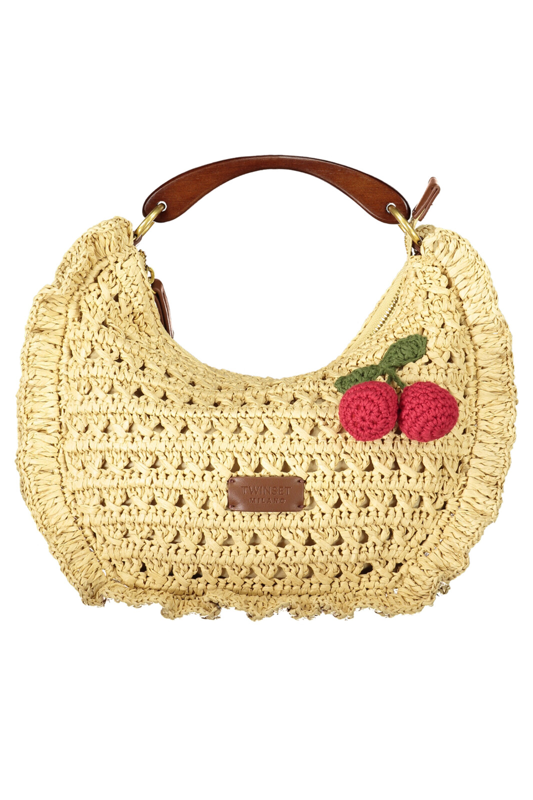 Béžová kabelka cez rameno Twinset