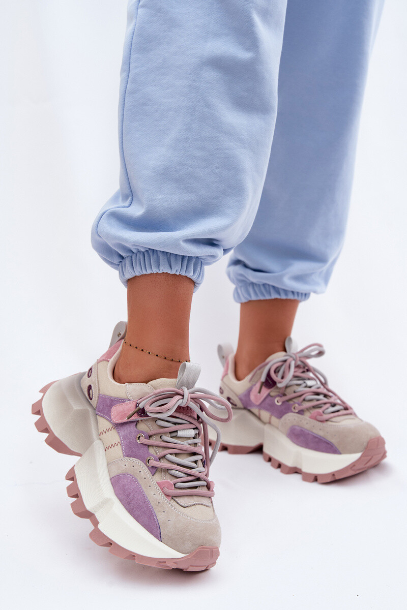 Dámske semišové tenisky GOE