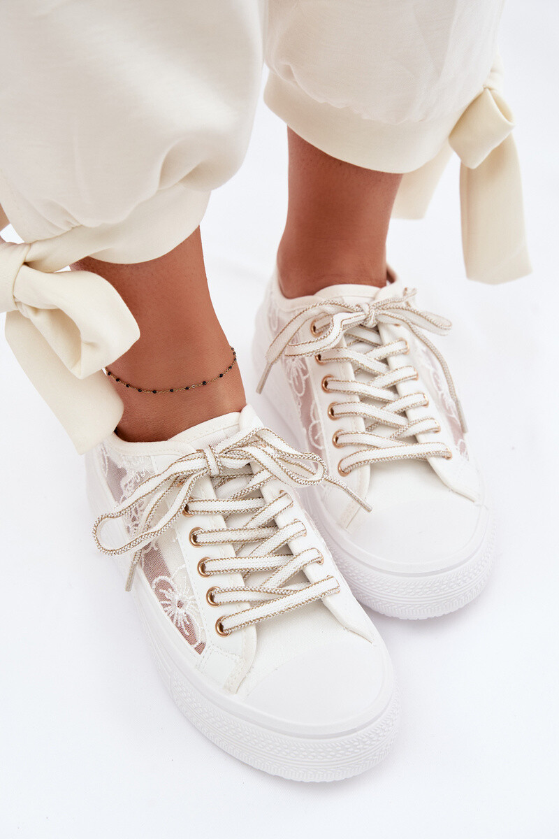 Dámske šnurovacie tenisky na platforme Lee Cooper