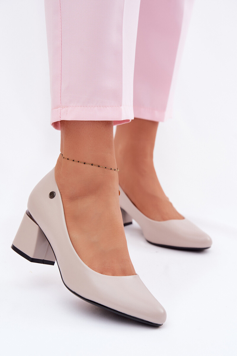 Vinceza dámske lodičky na blokovom podpätku