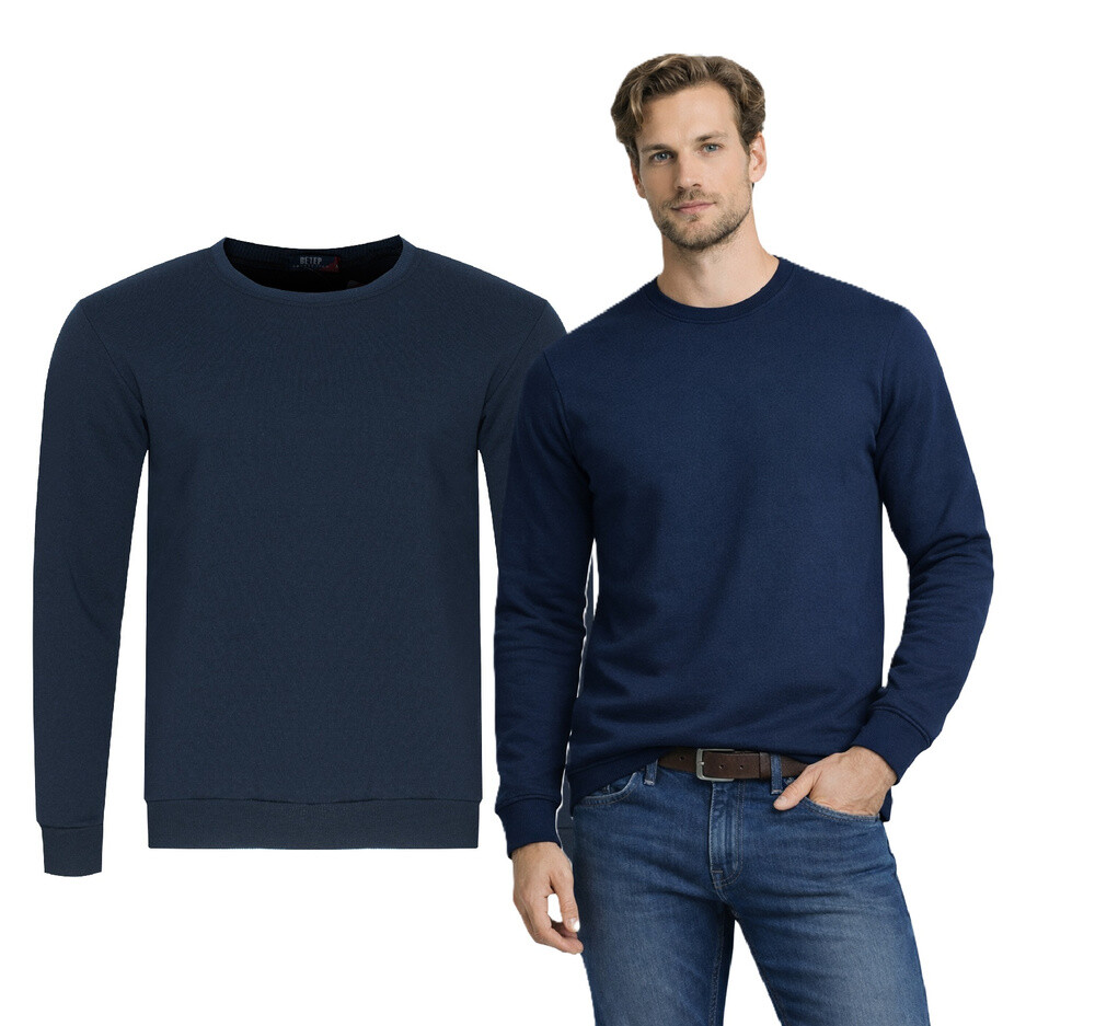 Betep pánska mikina - 9371 námornícka modrá