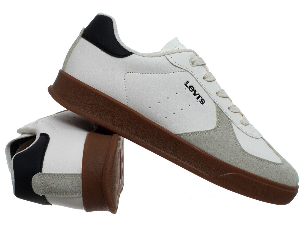 Levi's dámske tenisky Gabhan Offwhite Black