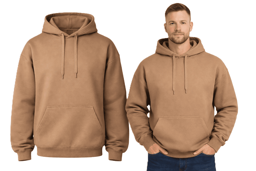 J.Style - Pánska mikina svetlohnedá