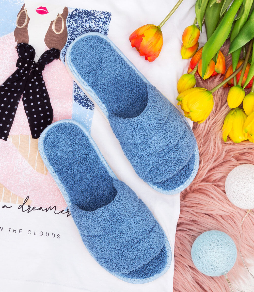 Dámske papuče Natural Style NS-047 Modré