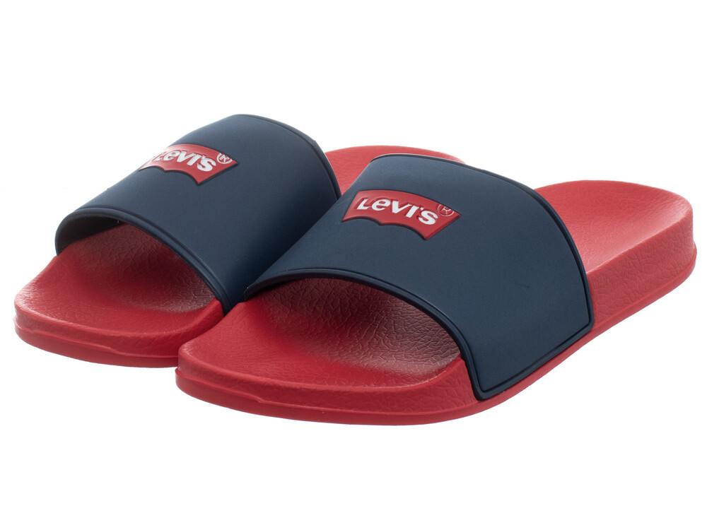 Dámske žabky Levi's - Navy Red