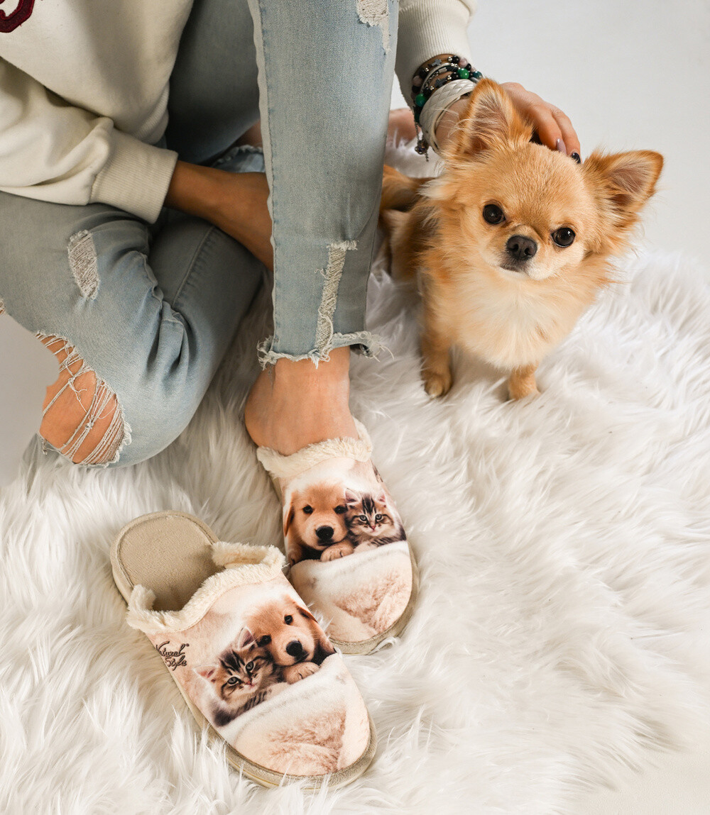 Dámske papuče Natural Style NS-109 Beige