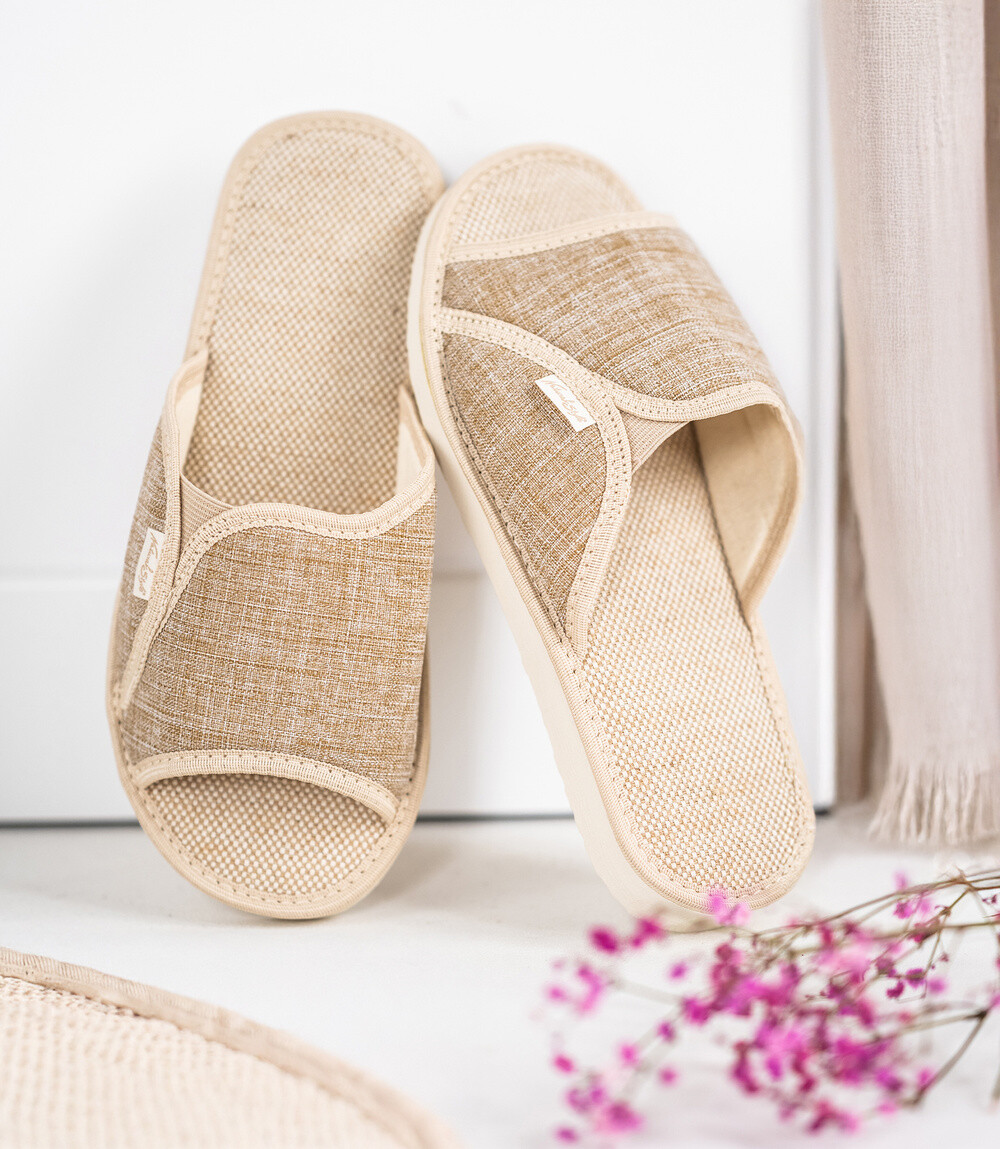 Dámske papuče Natural Style NS-007 béžové