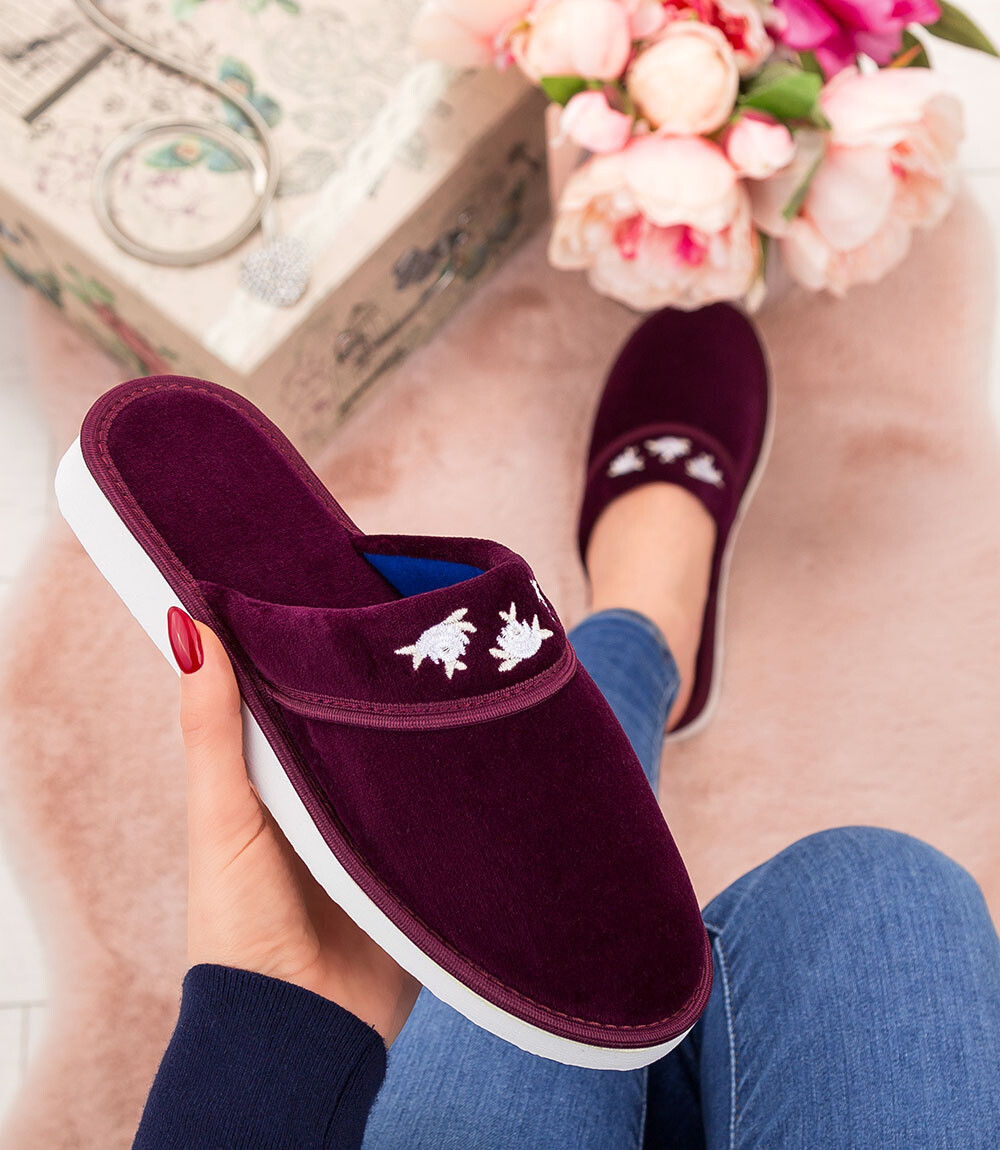 Dámske papuče Natural Style NS-059 fialové