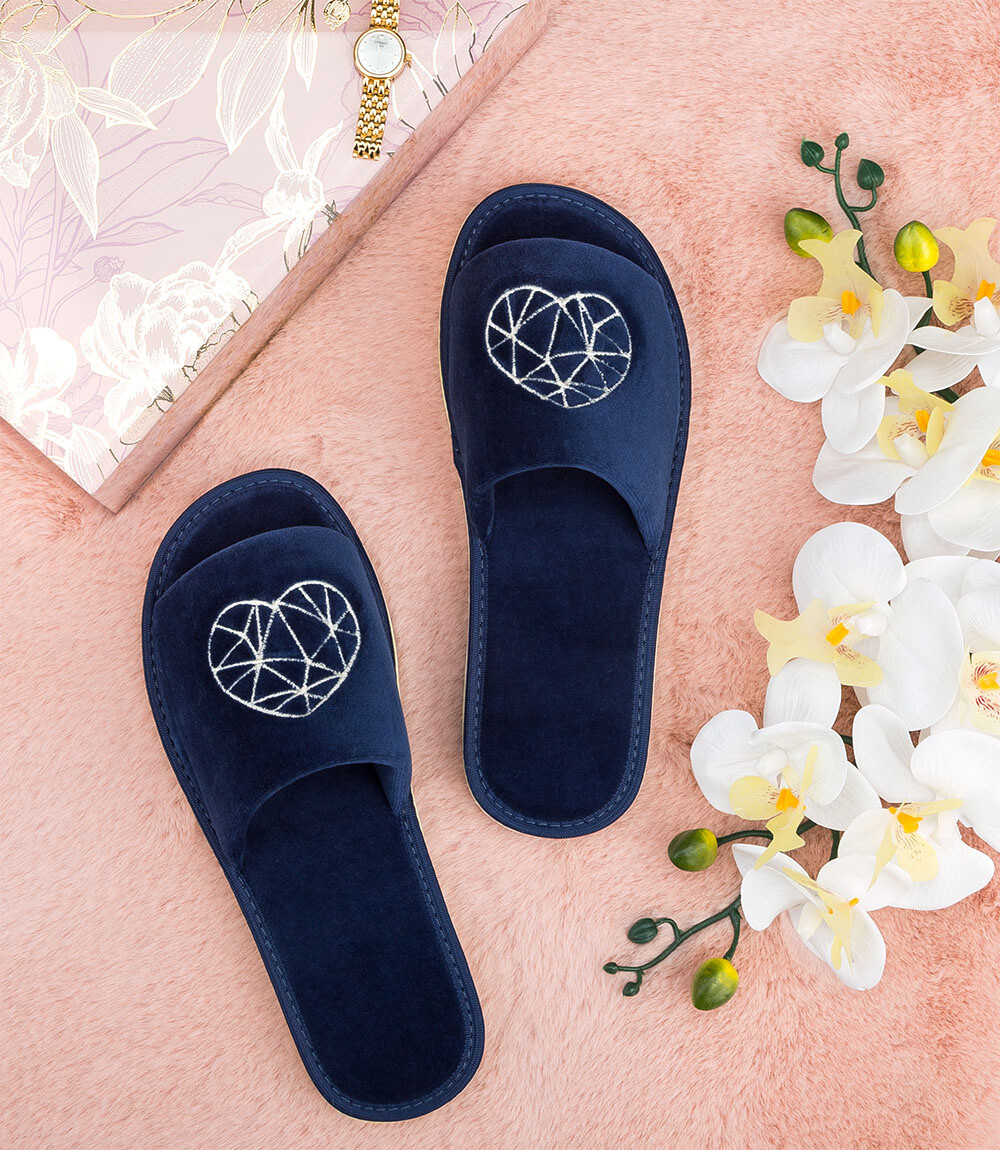 Dámske papuče Natural Style NS-044 Navy Blue