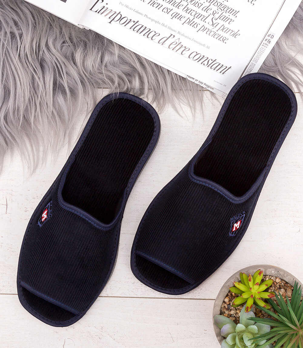 Pánske papuče Natural Style NS-252, modrá