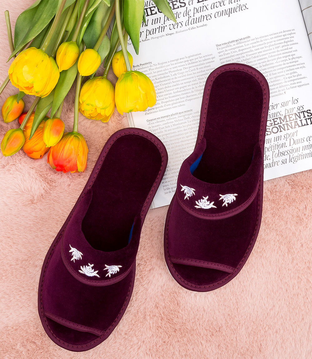 Dámske papuče Natural Style NS-054 fialové