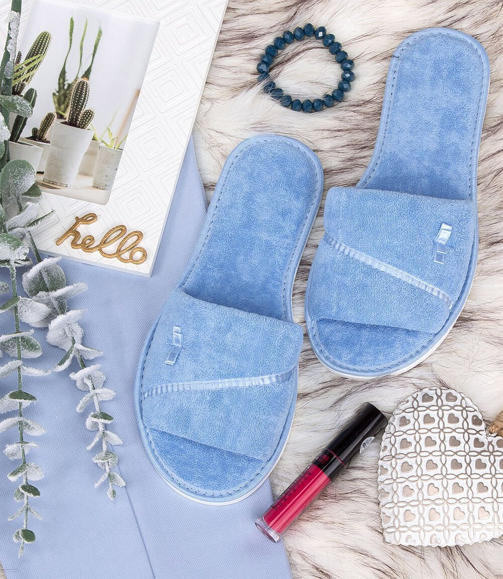 Dámske papuče Natural Style NS-041 modré