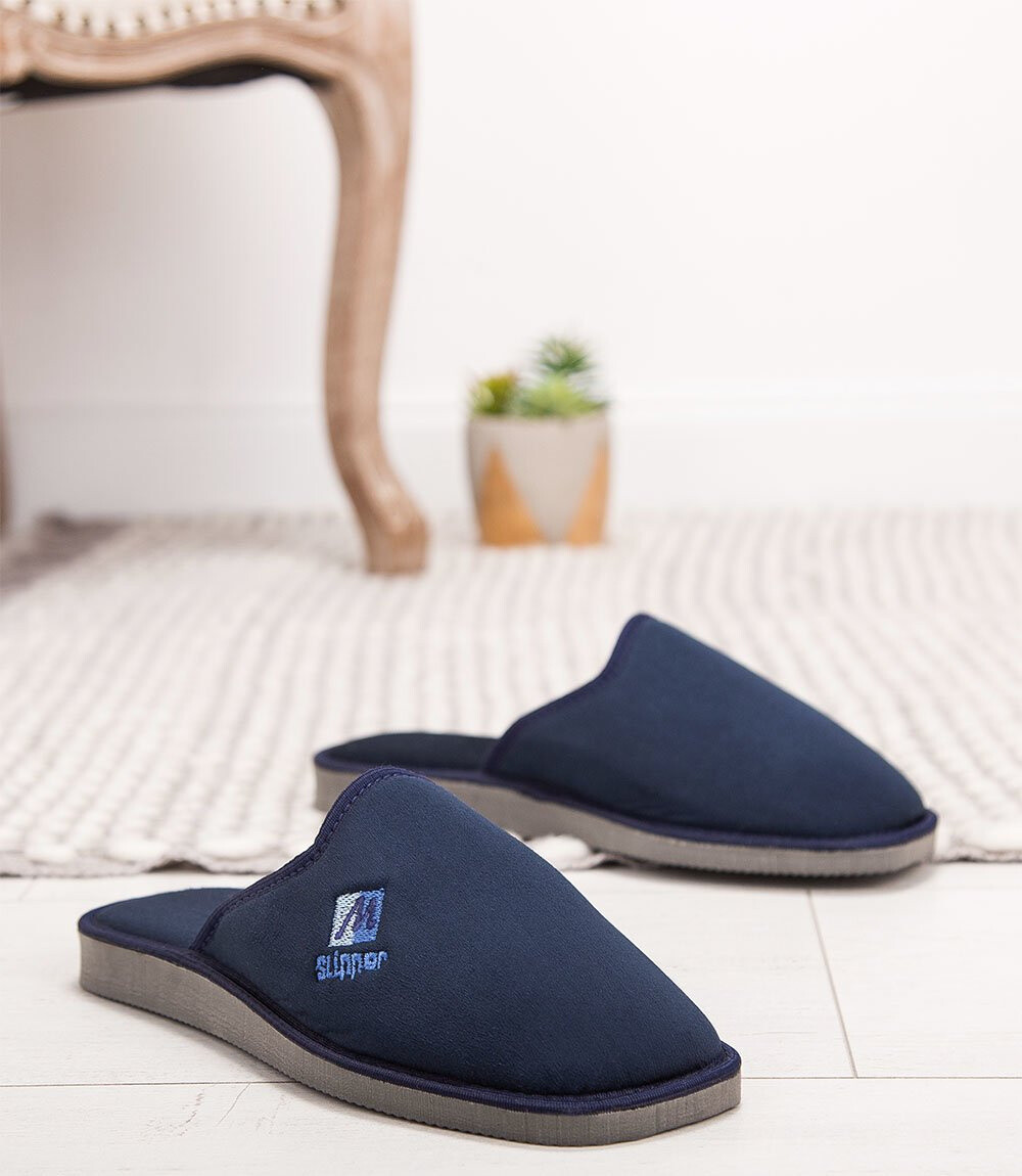 Pánske papuče Natural Style NS-023 modré